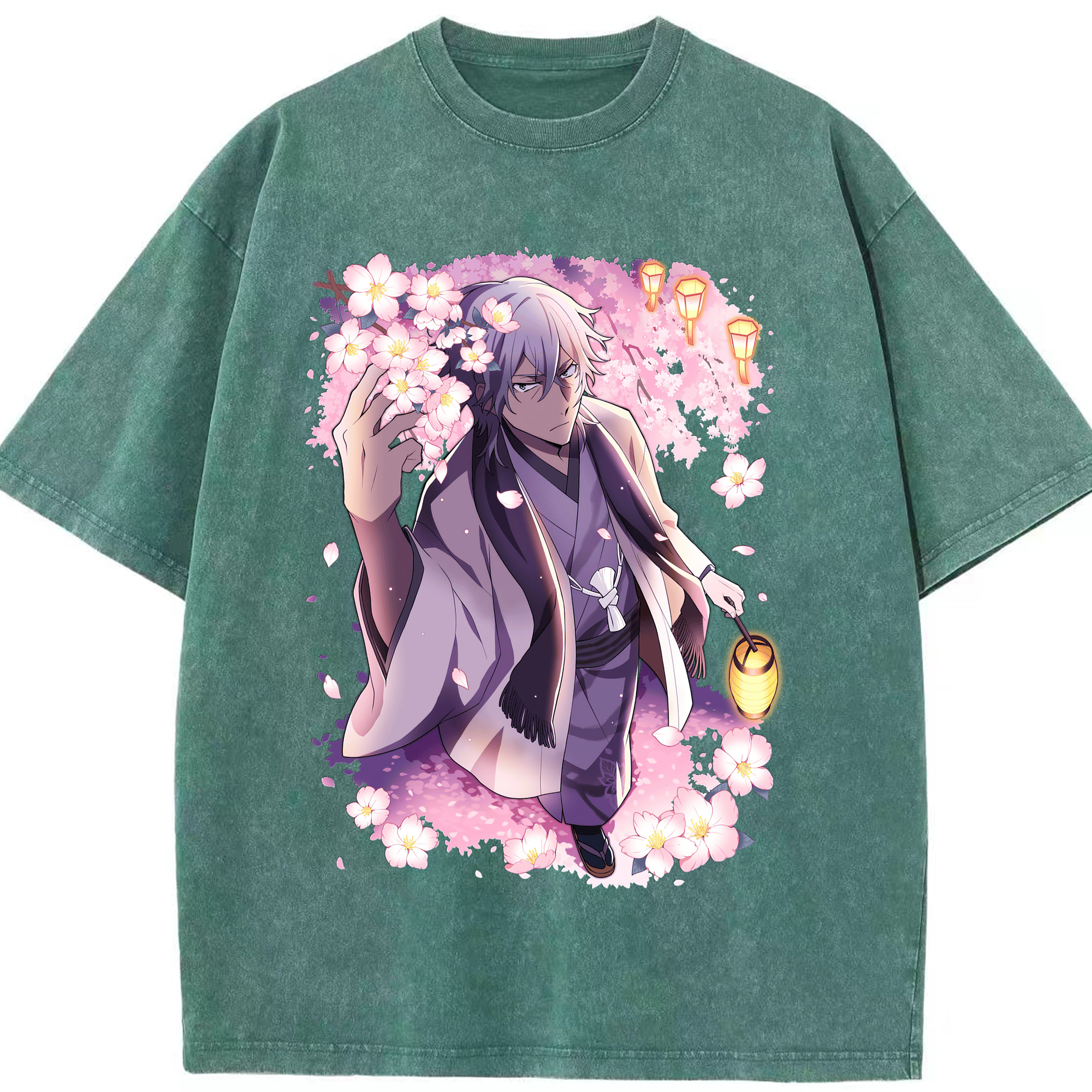 （画像用） 文豪ストレイドッグス Bungo Stray Dogs 綿100% ヴィンテージ風 半袖Tシャツ（フロントプリント）